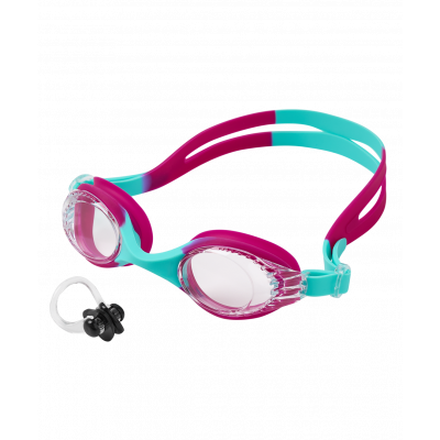 БЕЗ УПАКОВКИ Очки для плавания Motion Purple/Aquamarine, подростковый, ЦБ-00003588