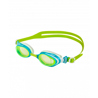 Очки для плавания Poseidon Blue/Lime, детский, ЦБ-00002890