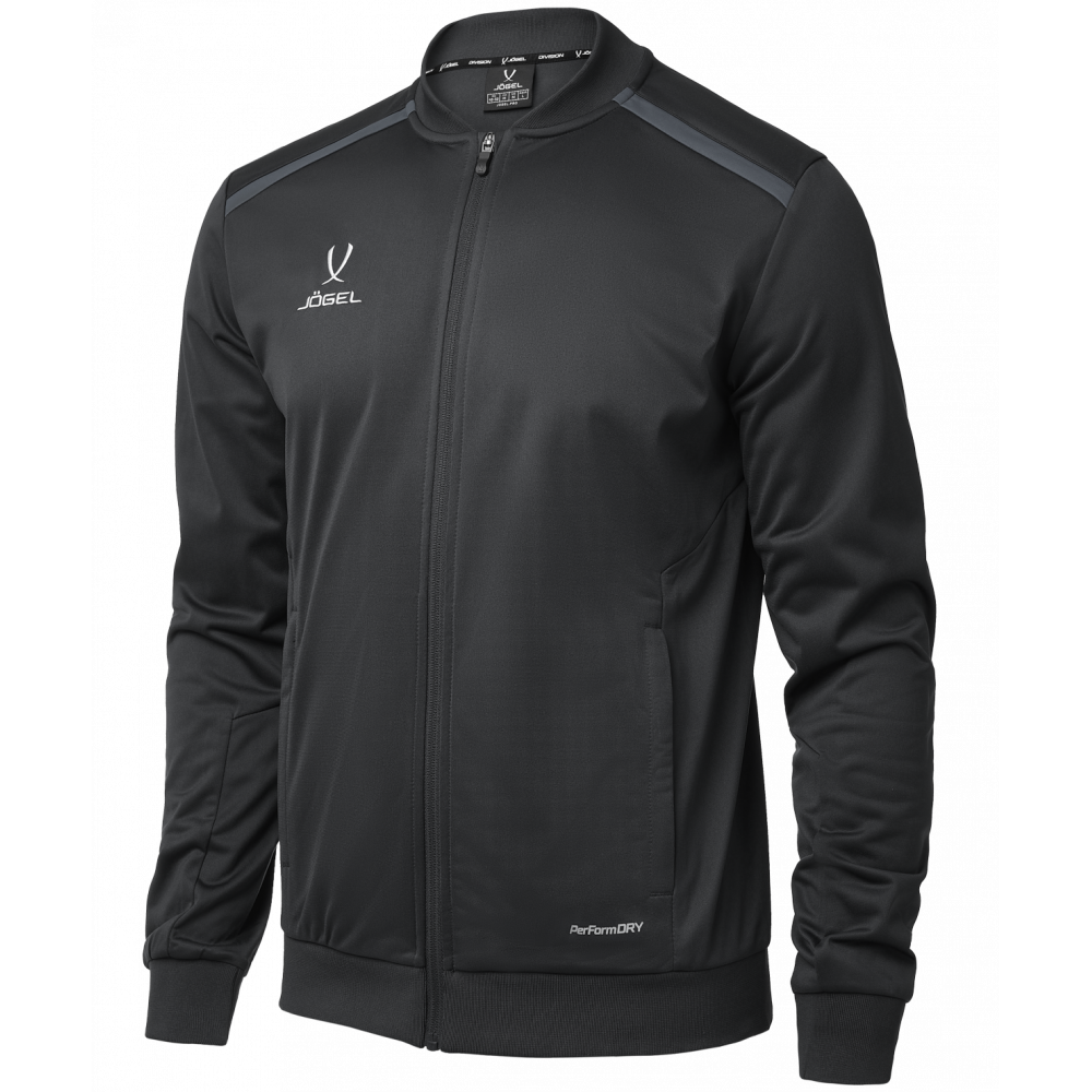 Олимпийка DIVISION PerFormDRY Pre-match Knit Jacket, черный, детский, УТ-00020942