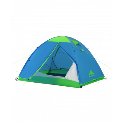 Палатка трехместная Hiking Brio 3, голубой, ЦБ-00003230