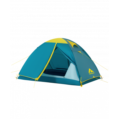 Палатка двухместная Hiking Brio 2, бирюзовый, ЦБ-00003229