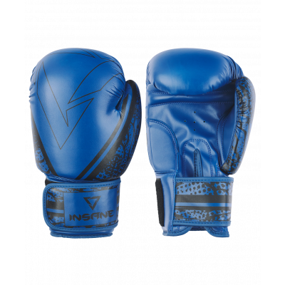 Перчатки боксерские ODIN, ПУ, синий, 10 oz, УТ-00020337