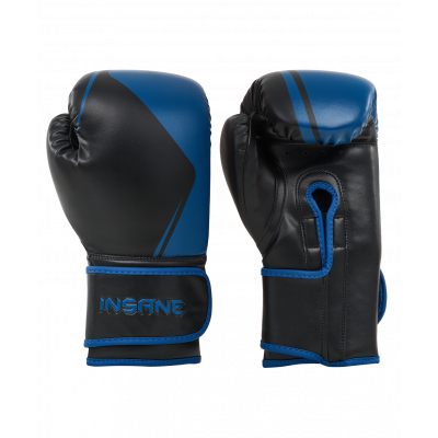 Перчатки боксерские MONTU, ПУ, синий, 8 oz, ЦБ-00002439