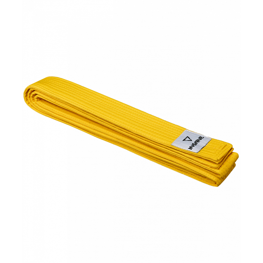 Пояс для единоборств BASE, хлопок/полиэстер, желтый, 260 см, ЦБ-00002722