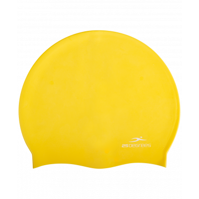 Шапочка для плавания Nuance Yellow, силикон, подростковый, УТ-00021316