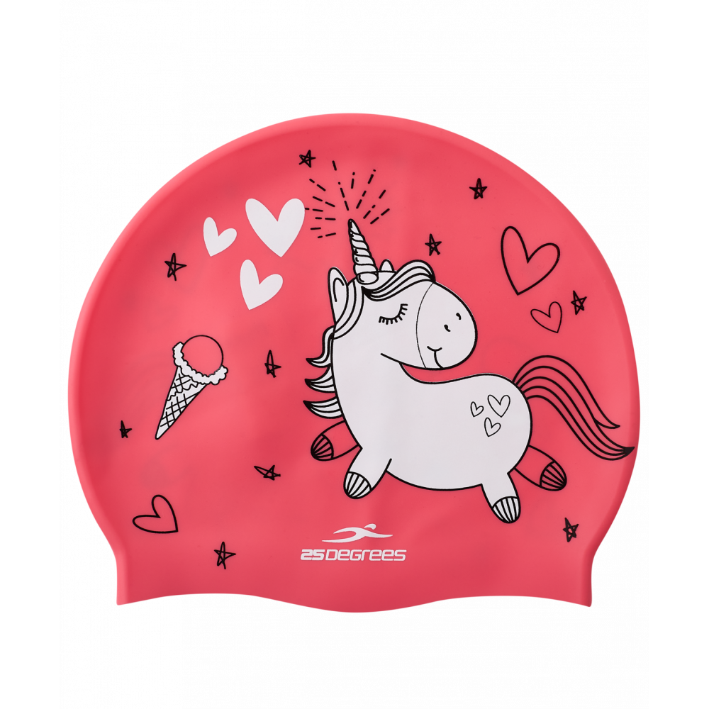 Шапочка для плавания Pony Pink, силикон, детский, ЦБ-00001721