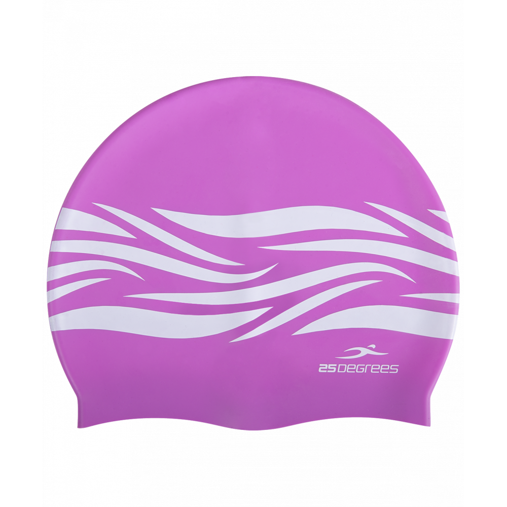 Шапочка для плавания Fame Lilac, силикон, подростковый, УТ-00019581