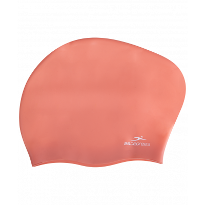 Шапочка для плавания Mamana Brick Red, силикон, для длинных волос, УТ-00019525