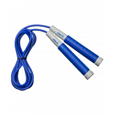 Скакалка RP-401, c силиконовыми ручками, 3 м, синий, ЦБ-00002943