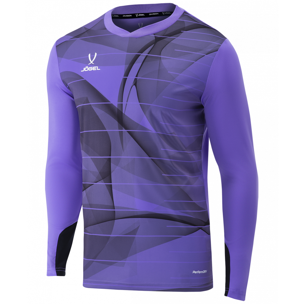 Свитер вратарский DIVISION PerFormDRY GK Pattern LS, сиреневый/темно-серый/белый, УТ-00018800