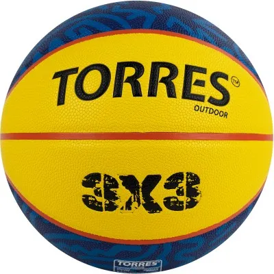 Мяч баскетбольный (стритбол) TORRES 3х3 Outdoor, размер 6