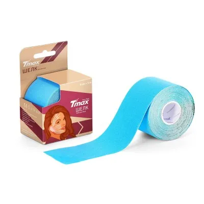 Тейп кинезиологический для лица TMAX Beauty Tape, вискоза, размер 5см x 5м